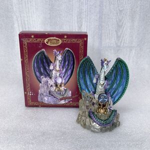 San Francisco Music Box Christmas Ornament DRAGON WITH SPHERE Marjorie Sarnat